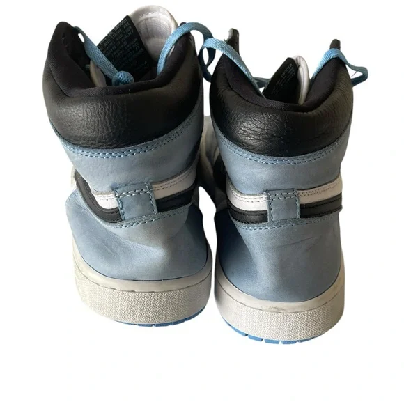 Size 12- Jordan 1 Retro OG High University Blue Black Leather (555088-134) - Picture 3 of 7